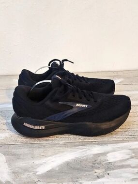 Brooks Adrenaline GTS 24 Running Shoes U.S.A Women's Size 7.5 black/black